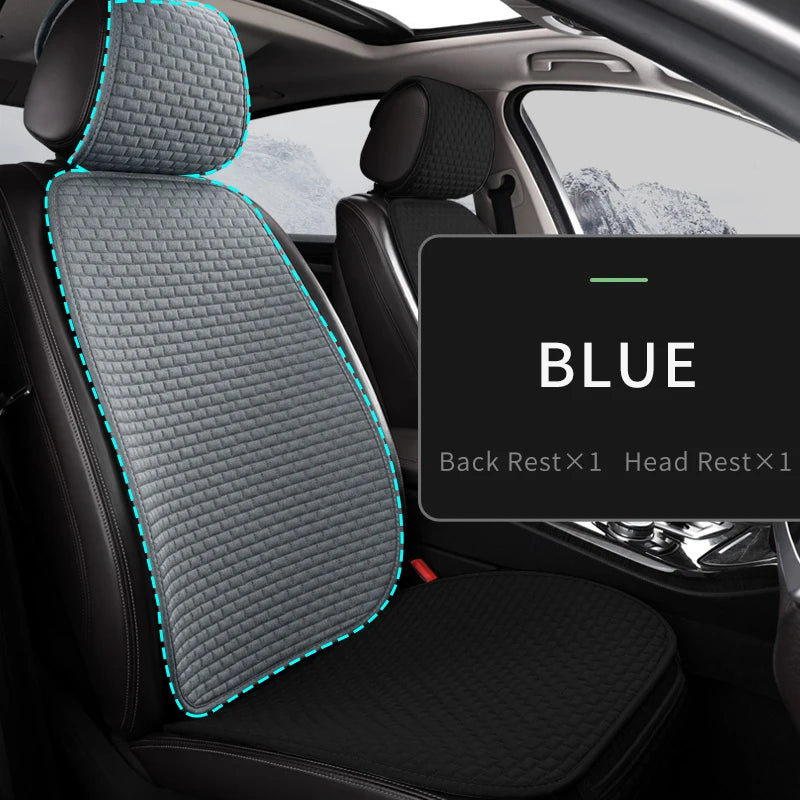 CowLost | car-seat-covers-full-set-flax-linen-car-cushion-protector-front-rear |46