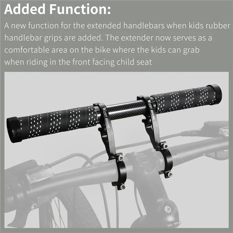 CowLost | 3d-printer-accessories-west-biking-25cm-carbon-fiber-bicycle-handlebar-extender-mount |12