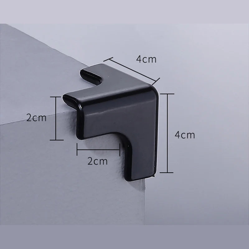 10pcs/lot Rubber Transparent L Shape Baby Safety Silicone Corner Protector