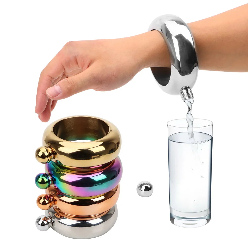 CowLost | product_id-3-5-oz-round-bangle-hip-flask-bracelet-for-whiskey-vodka |3