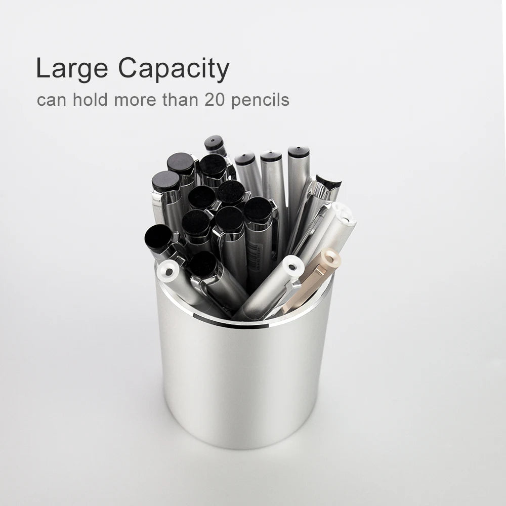 CowLost | metal-pencil-and-pen-holder-vaydeer-round-aluminum-desktop-organizer-and-cup-storage-box |3