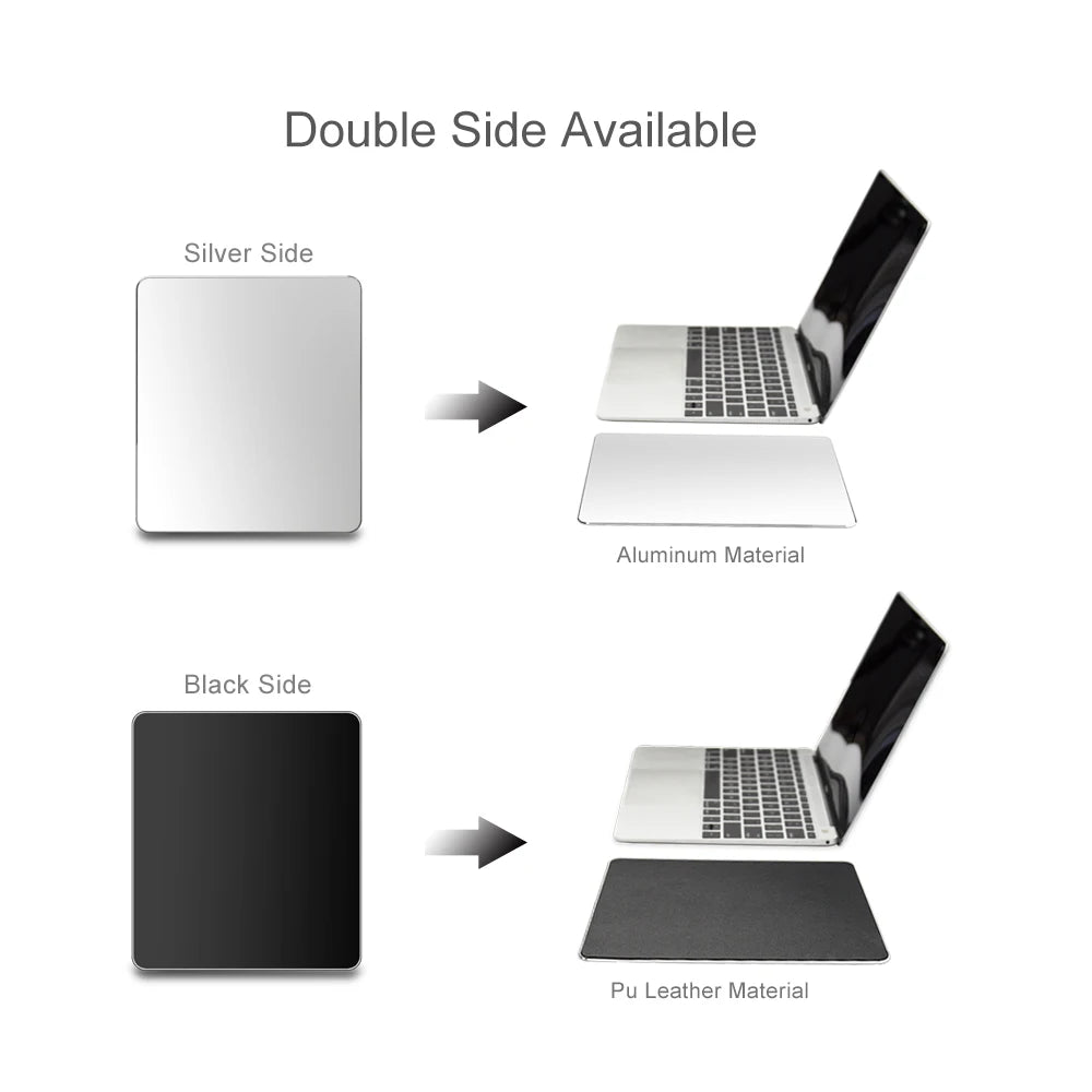 CowLost | metal-aluminum-mouse-pad-mat-hard-smooth-magic-thin-mousead-double-side |2