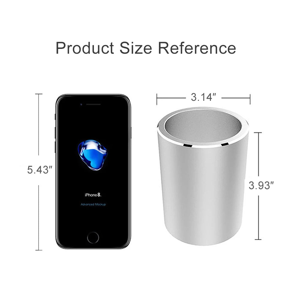 CowLost | metal-pencil-and-pen-holder-vaydeer-round-aluminum-desktop-organizer-and-cup-storage-box |2