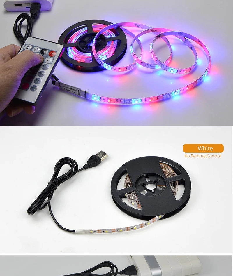 CowLost | usb-led-strip-lamp-2835smd-dc5v-flexible-led-light-tape-ribbon |10