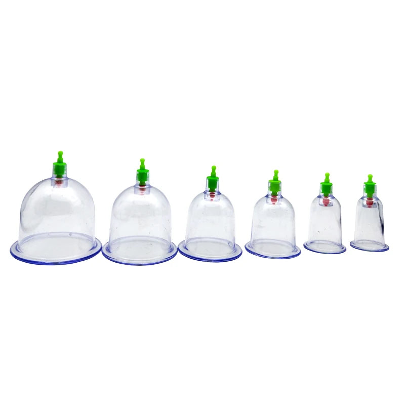 CowLost | 6pcs-vacuum-cupping-sets-with-pumping-gun-suction-cups-back-massage |6