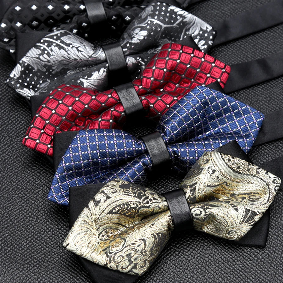 CowLost | mens-bowtie-quality-sale-necktie-fashion-formal-luxury-wedding-butterfly-cravat-ties |1