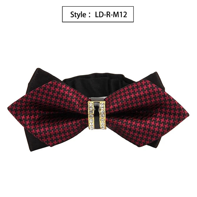 CowLost | bowtie-groom-mens-colourful-plaid-cravat |22