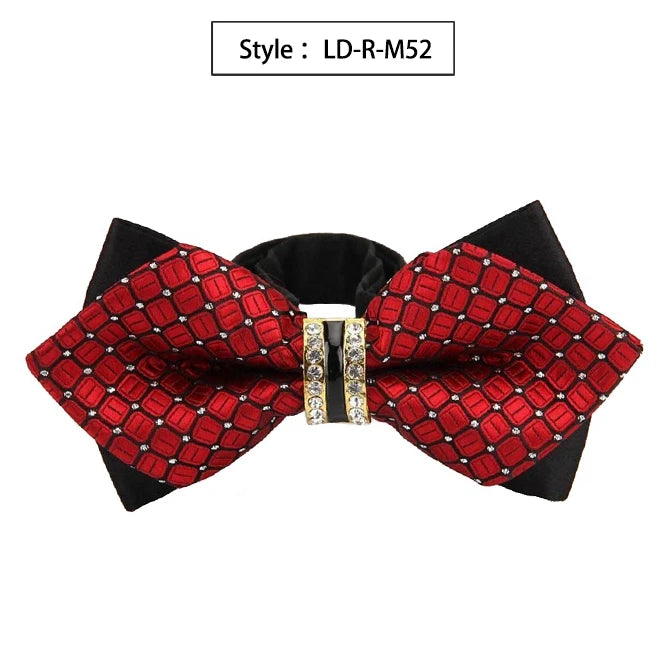 CowLost | bowtie-groom-mens-colourful-plaid-cravat |12