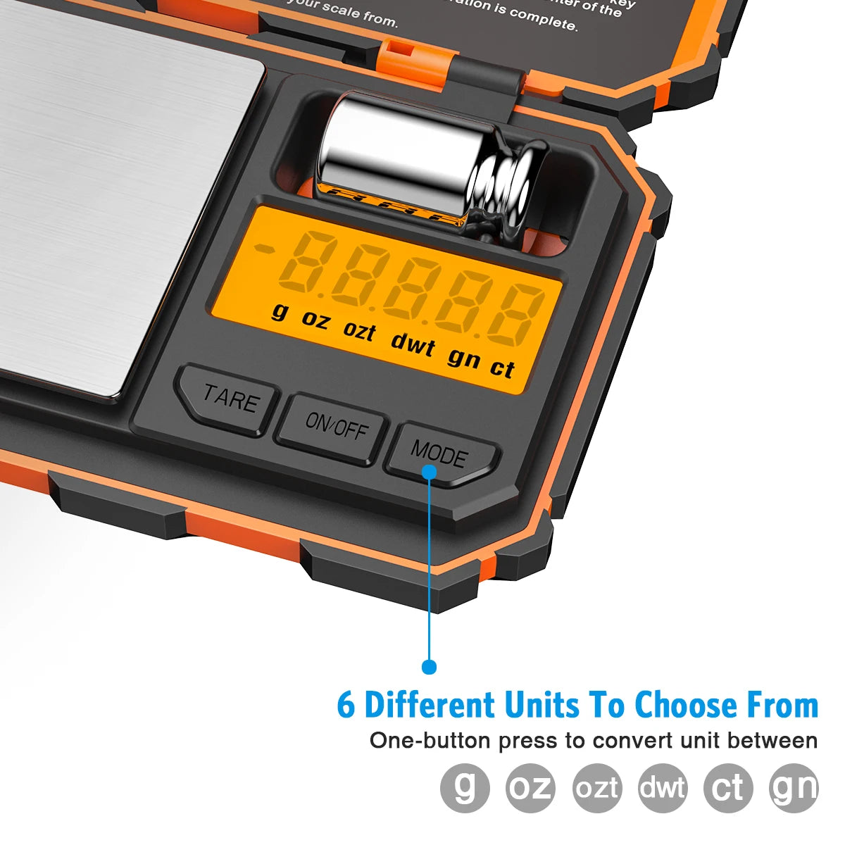 Amir Digital Mini Pocket Scale 200g x 0.01g with 50g Calibration Weight for Food, Tablets, Jewelry