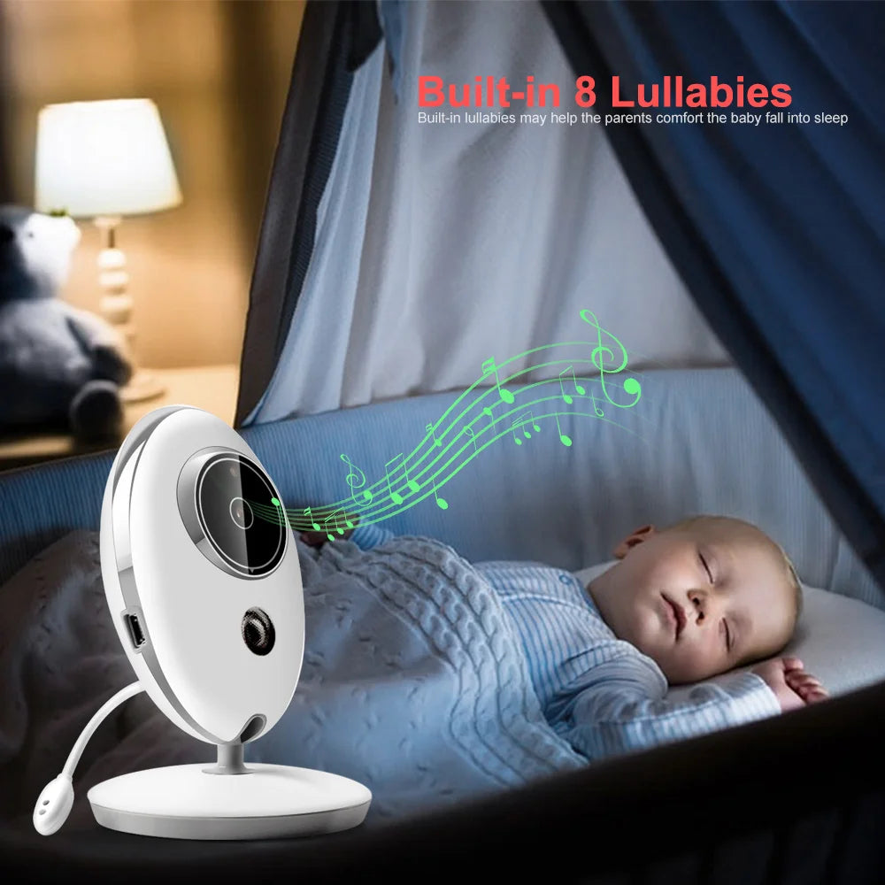 CowLost | wireless-lcd-audio-video-baby-monitor-vb605-radio-nanny-music-intercom-ir-24h-portable-baby-camera-baby-walkie-talkie-babysitter |10