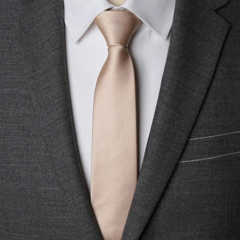 CowLost | men-necktie-zipper-lazy-tie-fashion-solid-6cm |11