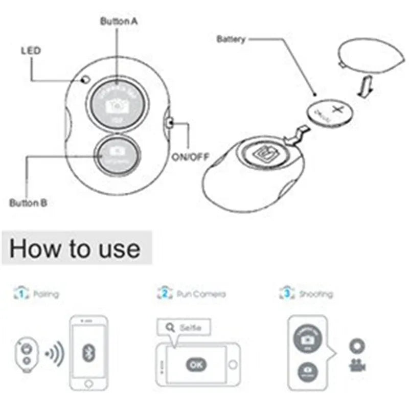 CowLost | bluetooth-phone-self-timer-shutter-button |6
