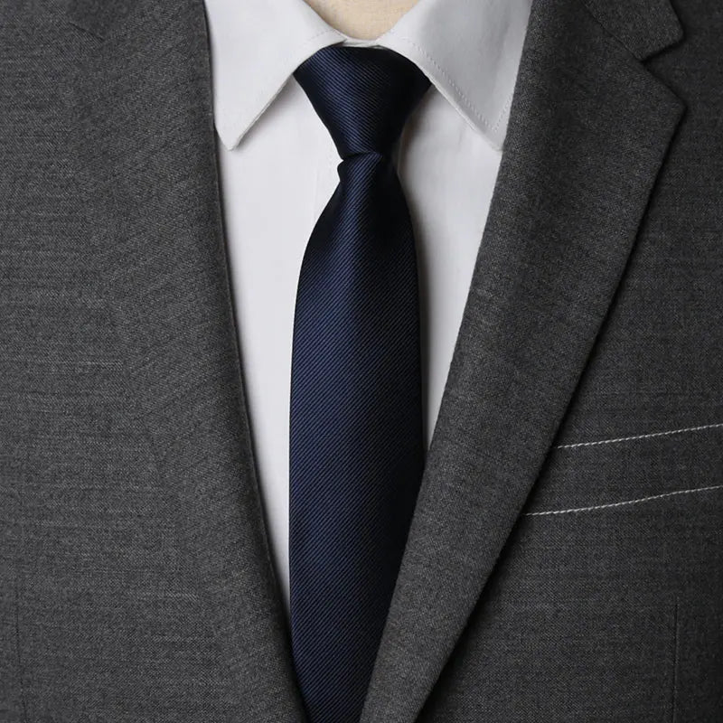 CowLost | men-necktie-zipper-lazy-tie-fashion-solid-6cm |15