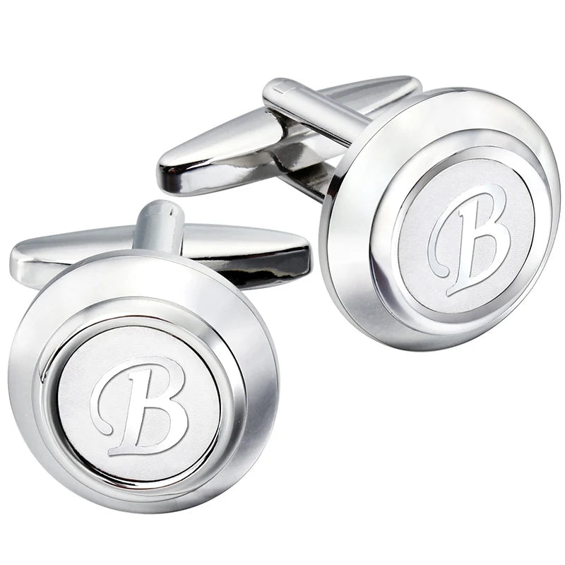 CowLost | clothing-accessories-hawson-classic-metal-mens-cufflinks-a-z-initials-set |18