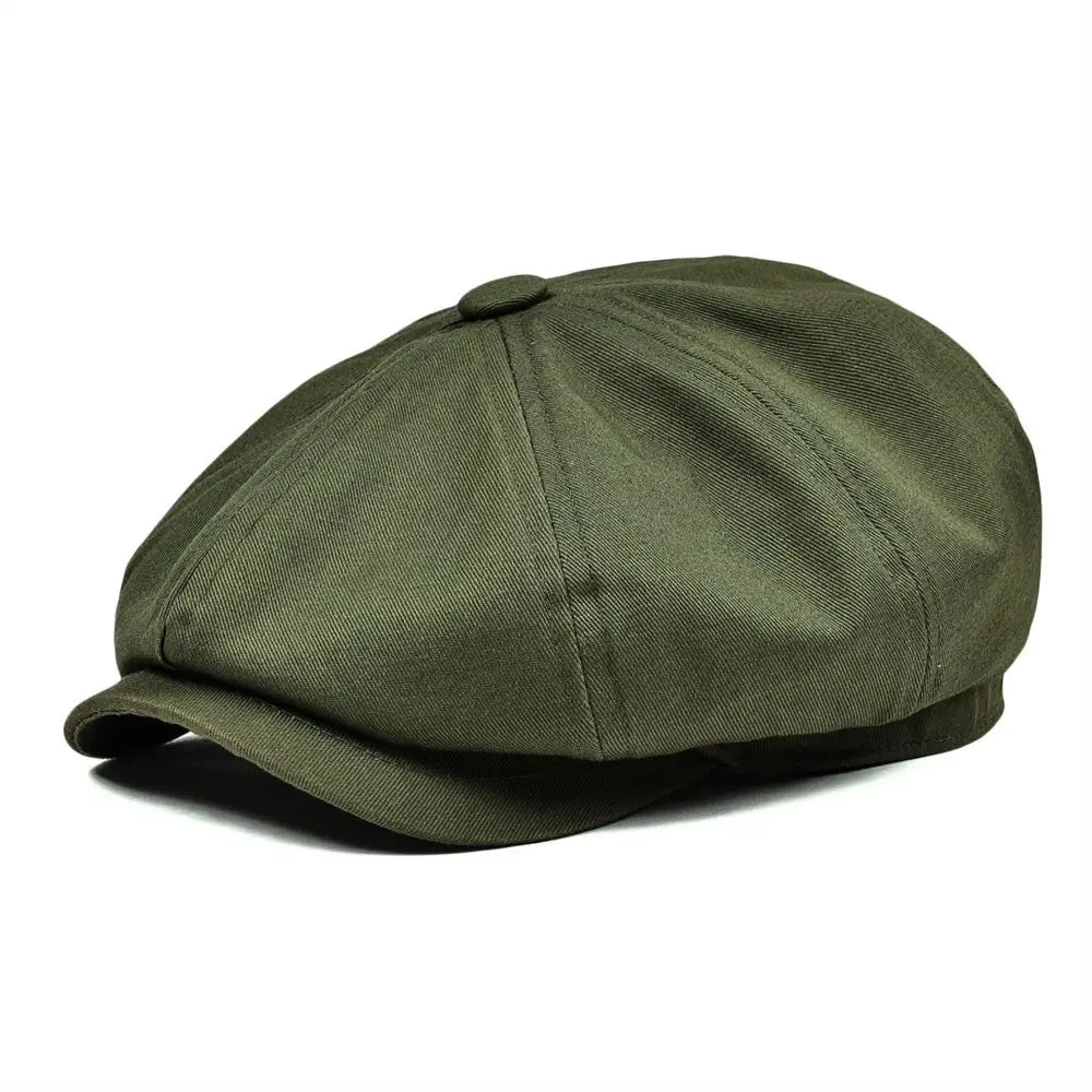CowLost | botvela-newsboy-cap-mens-twill-cotton-hat |12