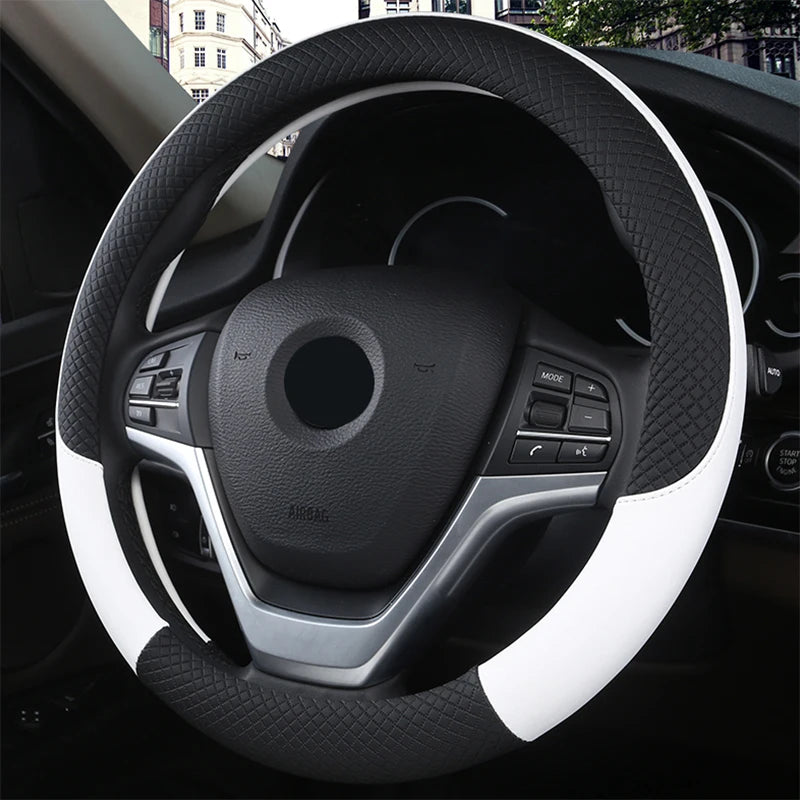 CowLost | seametal-leather-car-steering-wheel-cover-38cm |5
