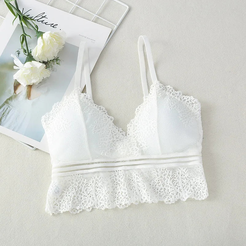 CowLost | product_id-lace-v-neck-bralette-crop-top-sexy-womens-lingerie-tank-bra |19