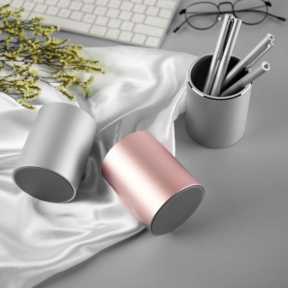 CowLost | metal-pencil-and-pen-holder-vaydeer-round-aluminum-desktop-organizer-and-cup-storage-box |10