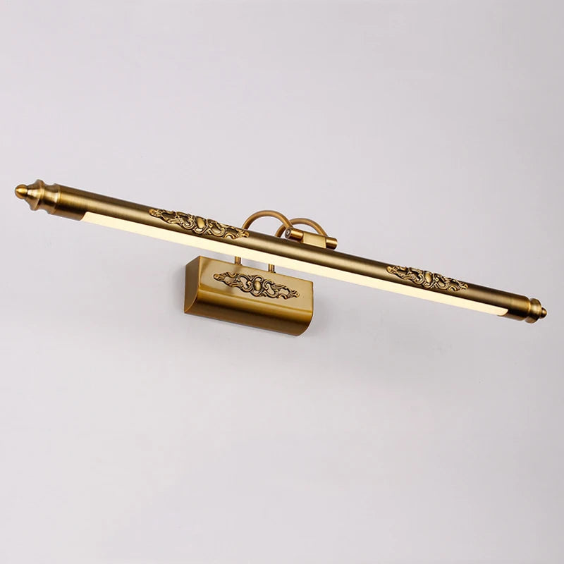 CowLost | product_id-golden-8w-500mm-bronze-led-bathroom-wall-light-european-mirror-lamp |3
