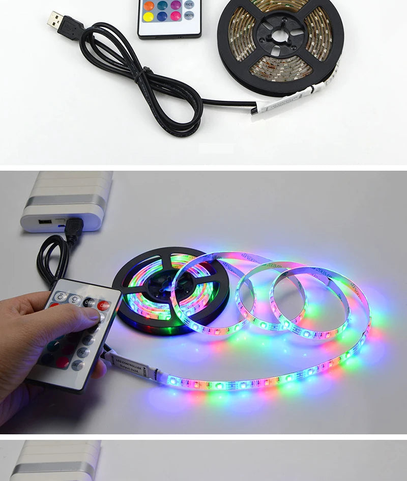 CowLost | usb-led-strip-lamp-2835smd-dc5v-flexible-led-light-tape-ribbon |9
