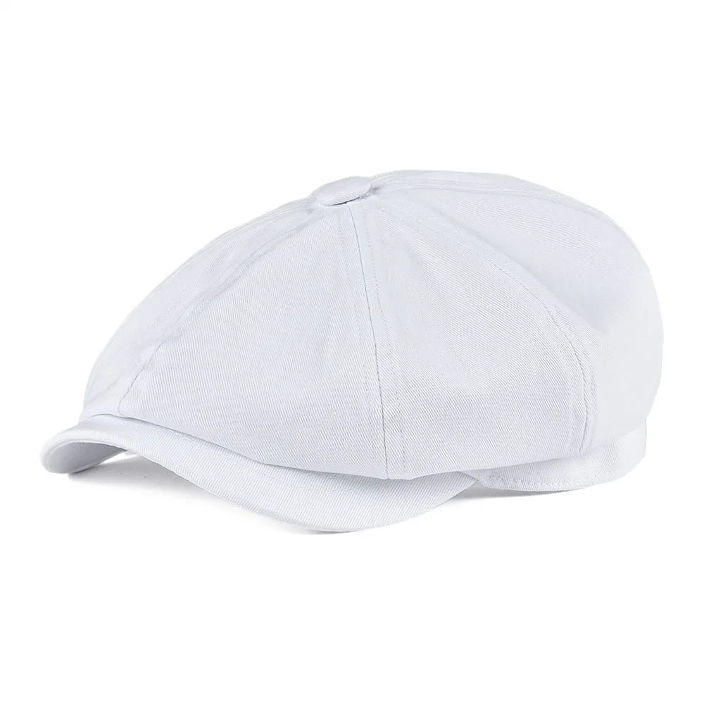 CowLost | botvela-newsboy-cap-mens-twill-cotton-hat |11