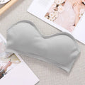 CowLost | strapless-bra-tube-top-women-crop-top-non-wire-invisible-bra-3-4-cup-underwear-sexy-lingerie-cotton-bandeau-bra-removable-pads |23