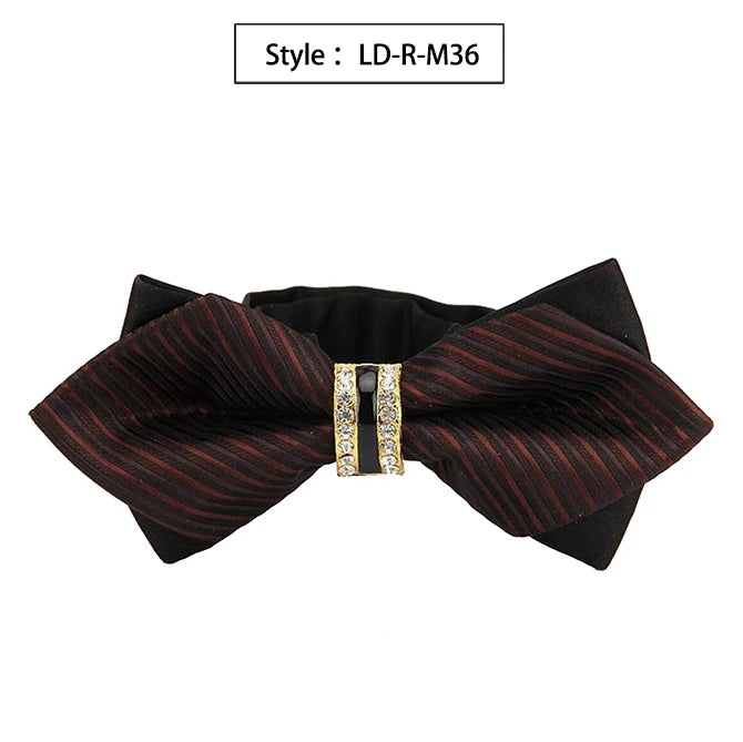 CowLost | bowtie-groom-mens-colourful-plaid-cravat |26