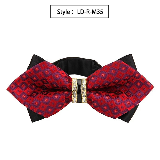 CowLost | bowtie-groom-mens-colourful-plaid-cravat |48
