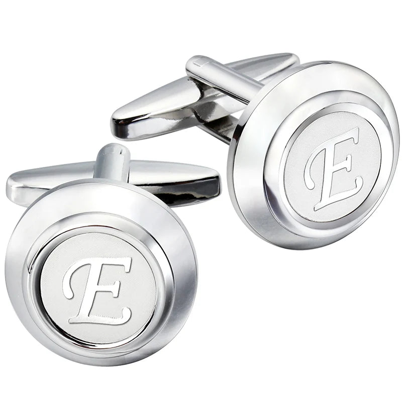 CowLost | clothing-accessories-hawson-classic-metal-mens-cufflinks-a-z-initials-set |34