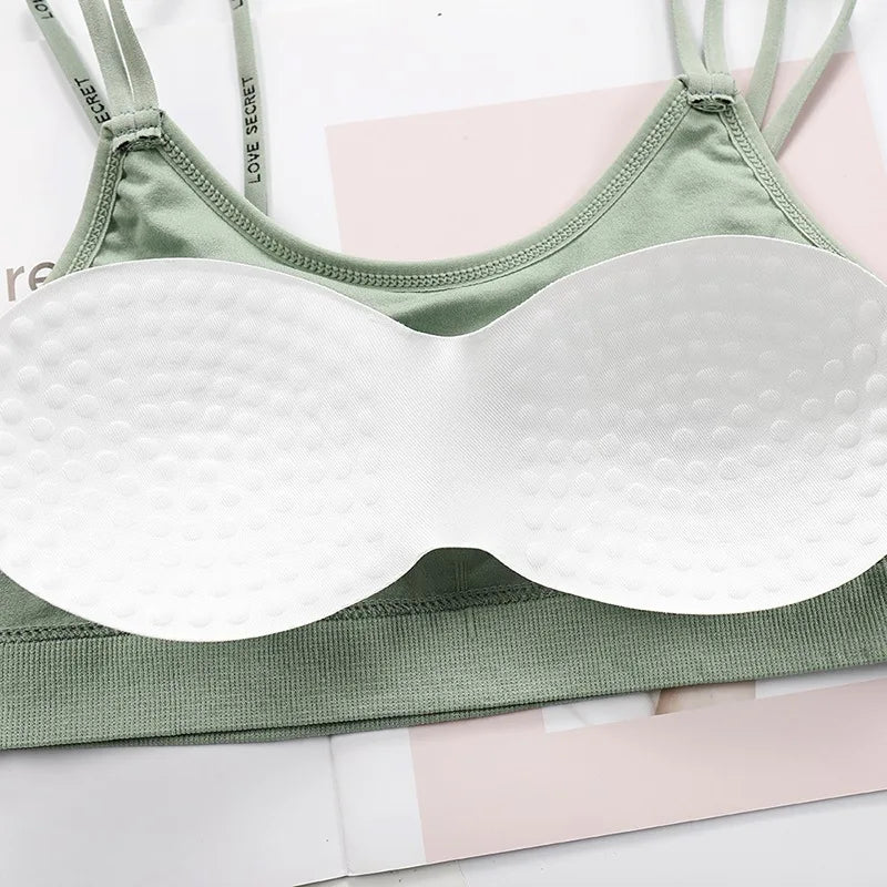 CowLost | product_id-seamless-push-up-padded-bandeau-bra-with-letter-shoulder-strap-for-women |16