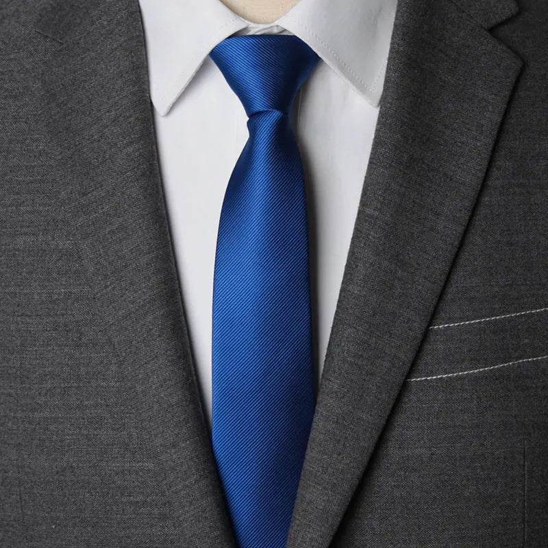 CowLost | men-necktie-zipper-lazy-tie-fashion-solid-6cm |16