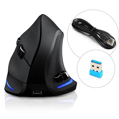CowLost | lefon-wireless-vertical-mouse-rechargeable-ergonomic-mouse-rgb-optical-usb-game-mice-for-windows-mac-2400-dpi-2-4g-for-pubg-lol |18