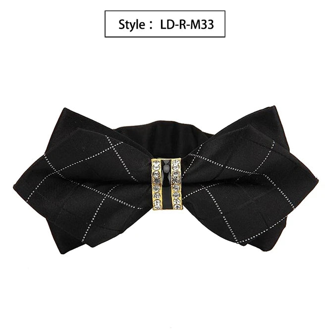CowLost | bowtie-groom-mens-colourful-plaid-cravat |32