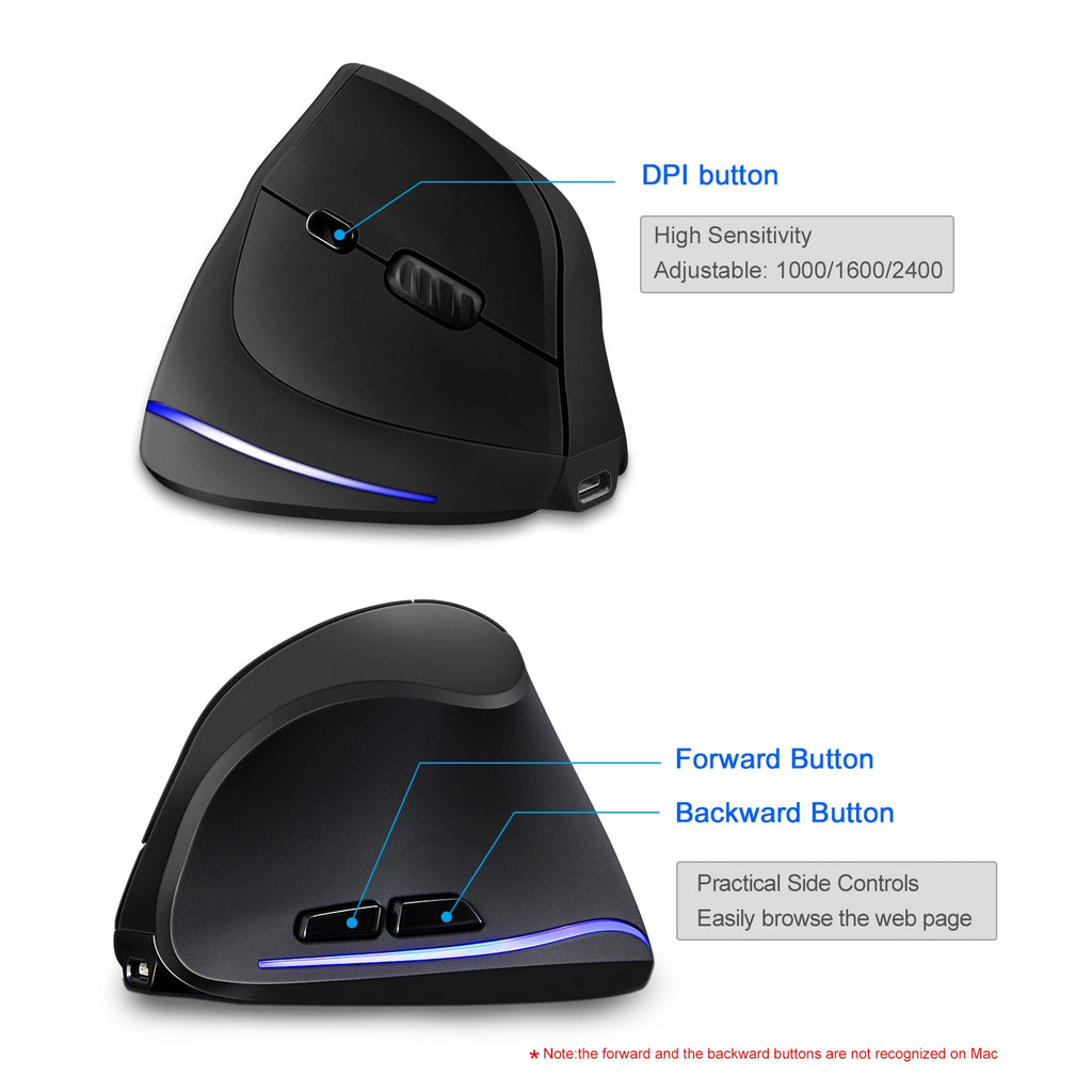 CowLost | lefon-wireless-vertical-mouse-rechargeable-ergonomic-mouse-rgb-optical-usb-game-mice-for-windows-mac-2400-dpi-2-4g-for-pubg-lol |11