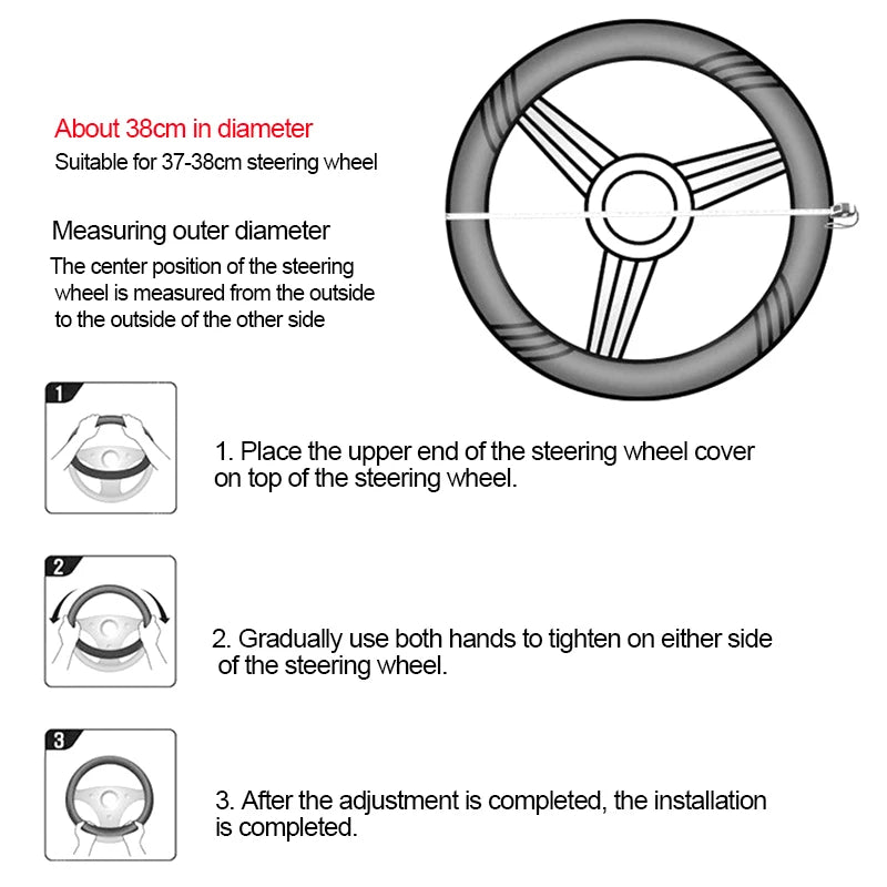 CowLost | universal-car-steering-wheel-cover-for-37-38cm-steer-wheel |2