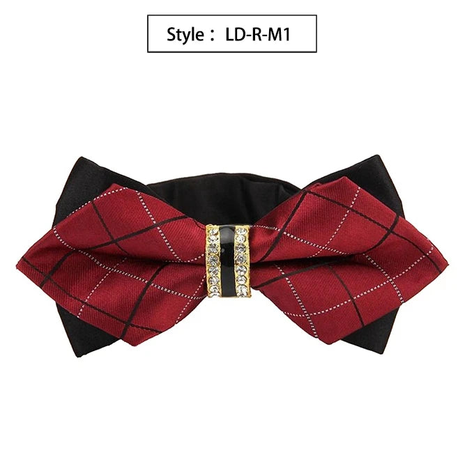 CowLost | bowtie-groom-mens-colourful-plaid-cravat |61