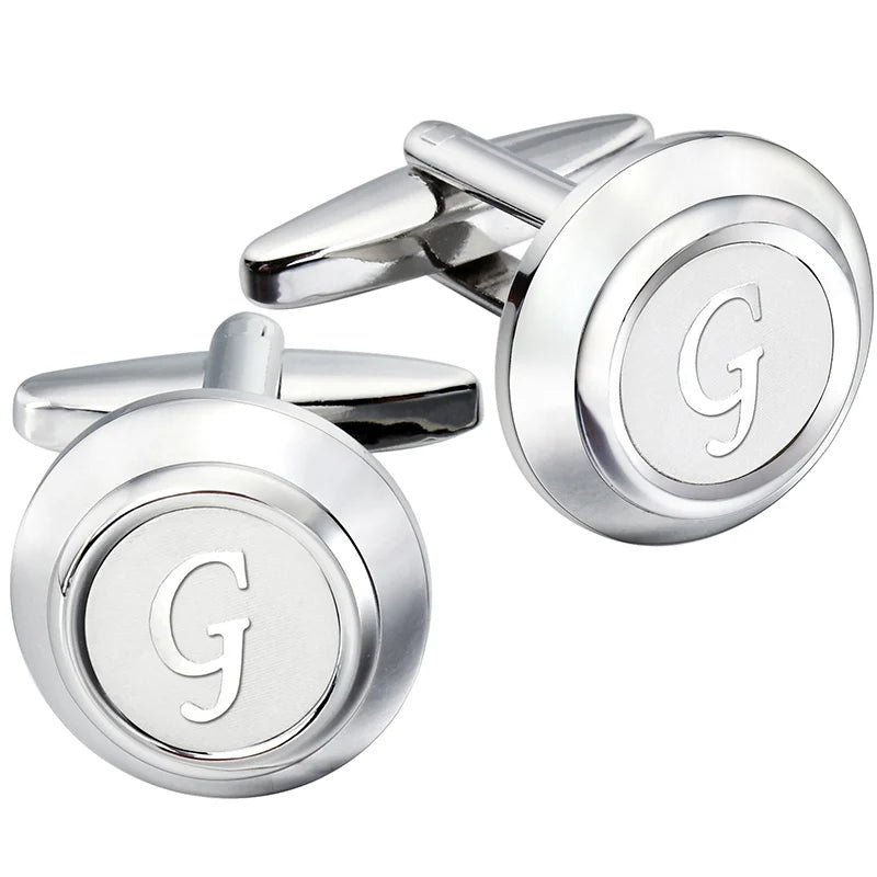 CowLost | clothing-accessories-hawson-classic-metal-mens-cufflinks-a-z-initials-set |33
