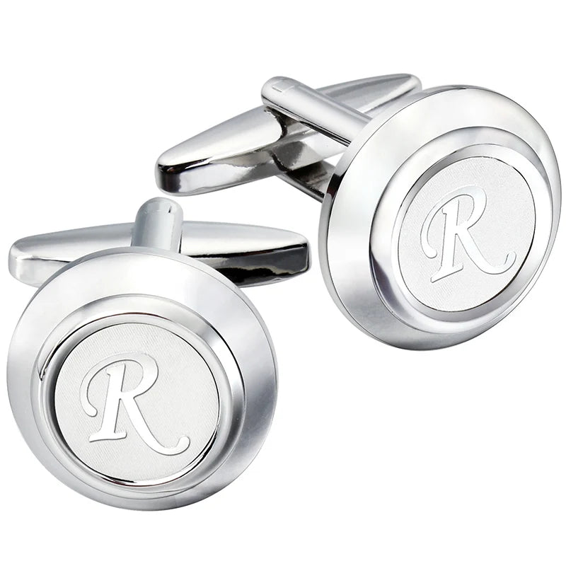 CowLost | clothing-accessories-hawson-classic-metal-mens-cufflinks-a-z-initials-set |15