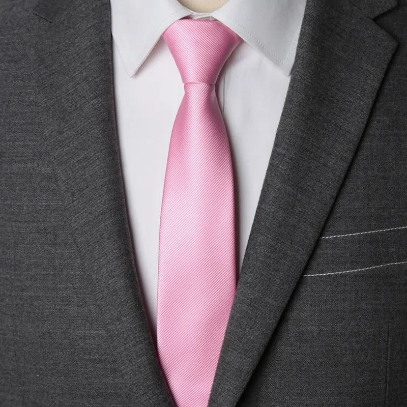 CowLost | men-necktie-zipper-lazy-tie-fashion-solid-6cm |12