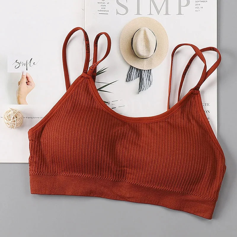 CowLost | product_id-seamless-push-up-padded-bandeau-bra-with-letter-shoulder-strap-for-women |13