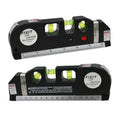 Multipurpose Vertical & Horizontal Laser Level Tape Measure Ruler Cross Line Aligner