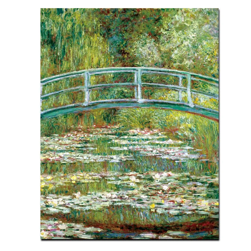 CowLost | print-claude-monet-water-lilies-and-japanese-bride-oil-painting-on-canvas |6
