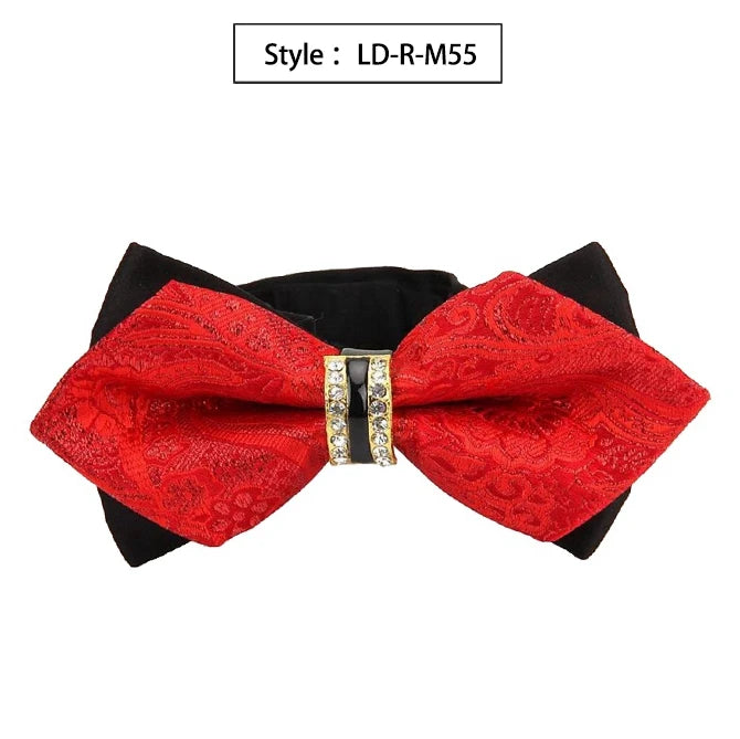 CowLost | bowtie-groom-mens-colourful-plaid-cravat |56