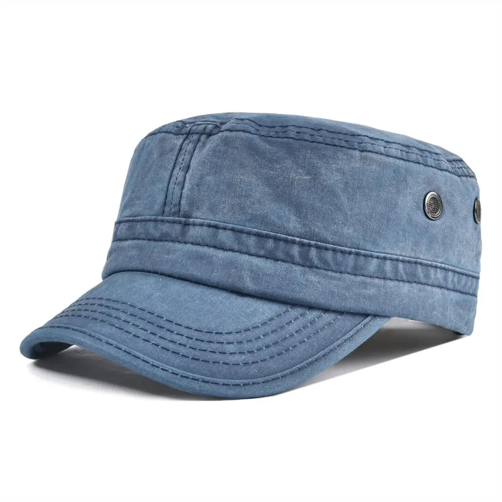 CowLost | voboom-washed-cotton-military-cadet-army-caps-for-men |19