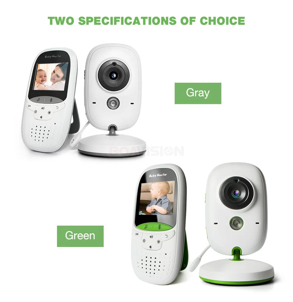 CowLost | baby-monitor-vb602-ir-night-vision-temperature-monitor-lullabies-intercom-vox-mode-video-baby-camera-walkie-talkie-babysitter |8