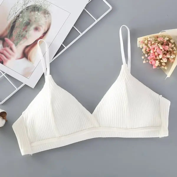 CowLost | product_id-push-up-non-wire-cotton-v-neck-bra-with-removable-pads-for-women |9