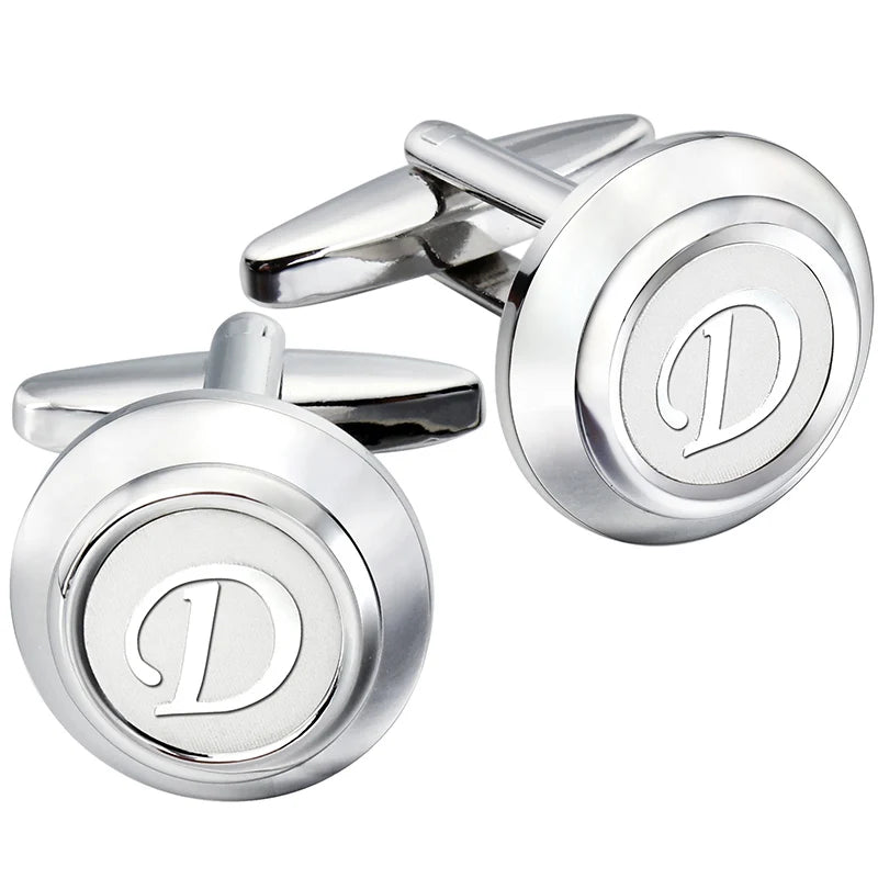 CowLost | clothing-accessories-hawson-classic-metal-mens-cufflinks-a-z-initials-set |24