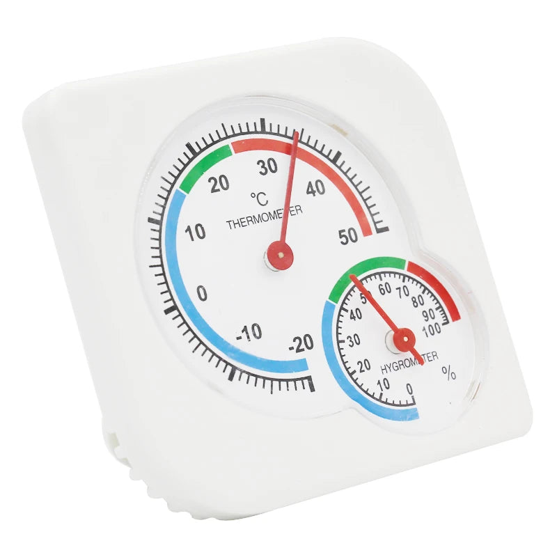 2-in-1 Mini Analog Hygrometer and Thermometer for Indoor & Outdoor Use