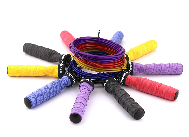 CowLost | sporting-goods-vigor-power-gear-adjustable-weighted-jump-rope-crossfit-cable |6