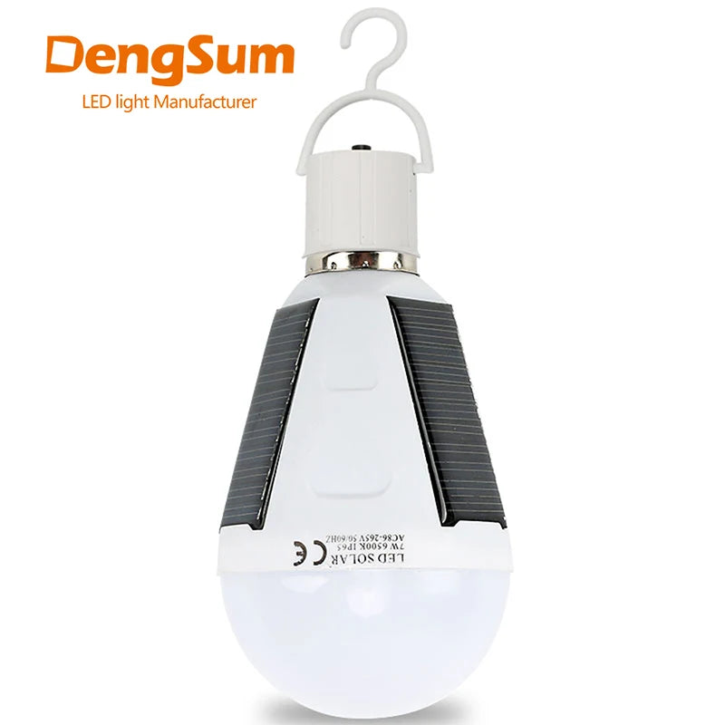 CowLost | rechargeable-led-bulb-e27-led-solar-lamp-7w-12w-85v-265v |1